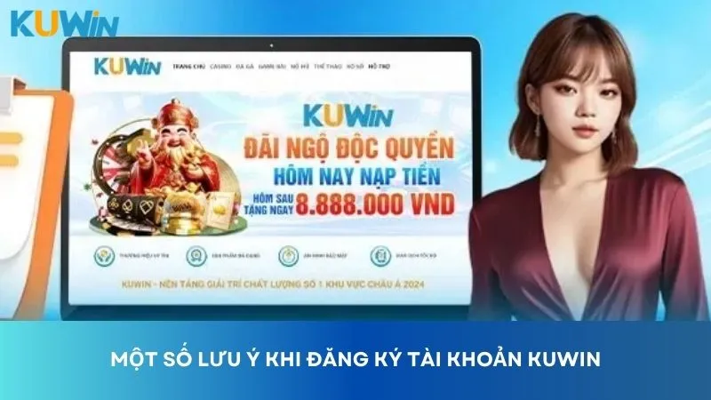 Khi đăng ký tài khoản bạn cần lưu ý các vấn đề sau