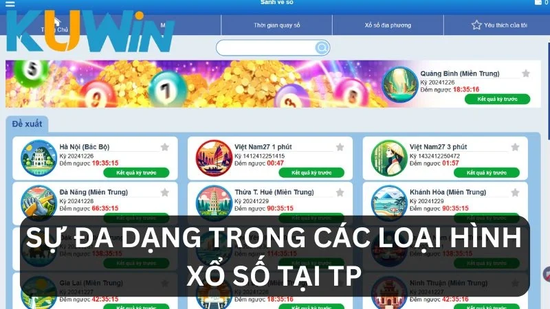 Kho game xổ số của TP